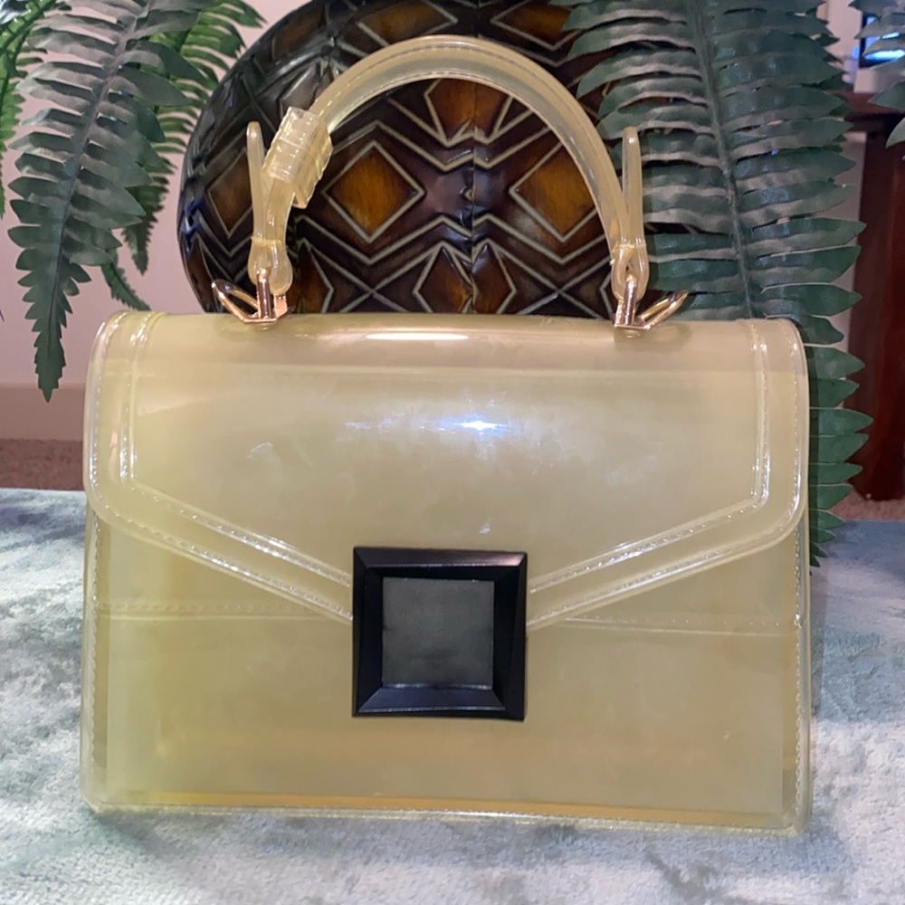 Cute, small, yellow , summer bag!